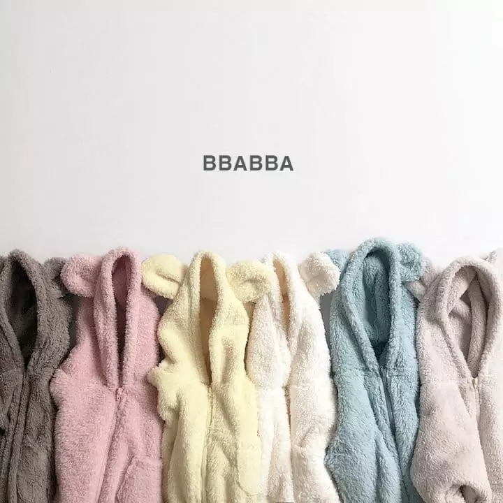 Bbabba - Korean Baby Fashion - #babyoutfit - Cozy Bear Bodysuit - 12