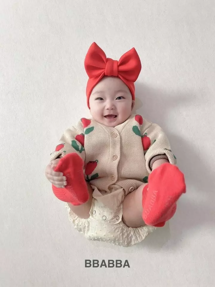 Bbabba - Korean Baby Fashion - #babyoutfit - Bebe Tulip Cardigan - 4