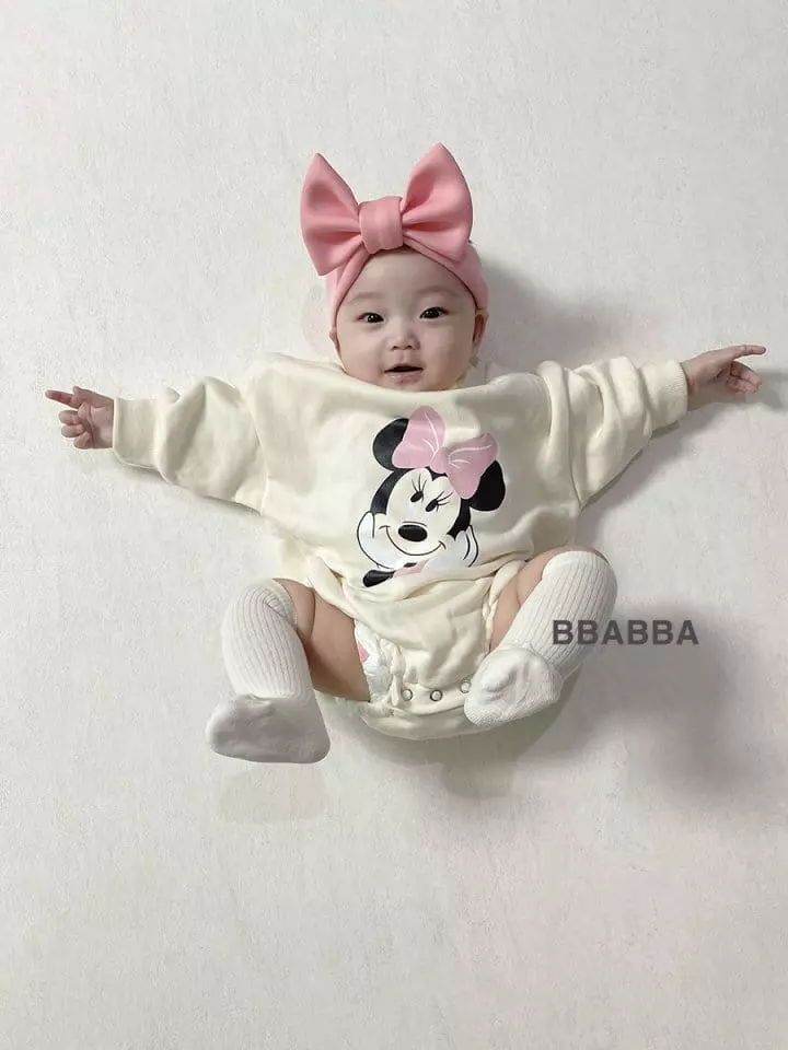 Bbabba - Korean Baby Fashion - #onlinebabyboutique - Terry Mini Bodysuit - 3