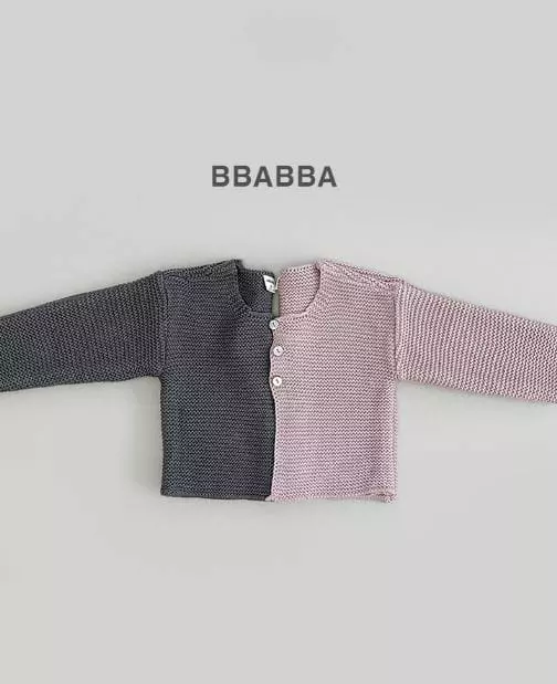 Bbabba - Korean Baby Fashion - #onlinebabyboutique - Celeb Knit Cardian - 3
