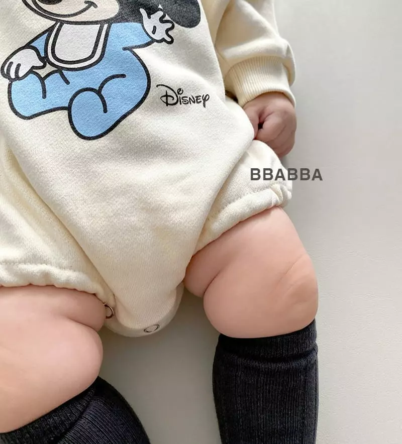 Bbabba - Korean Baby Fashion - #onlinebabyboutique - Bebe Mickey Bodysuit - 7