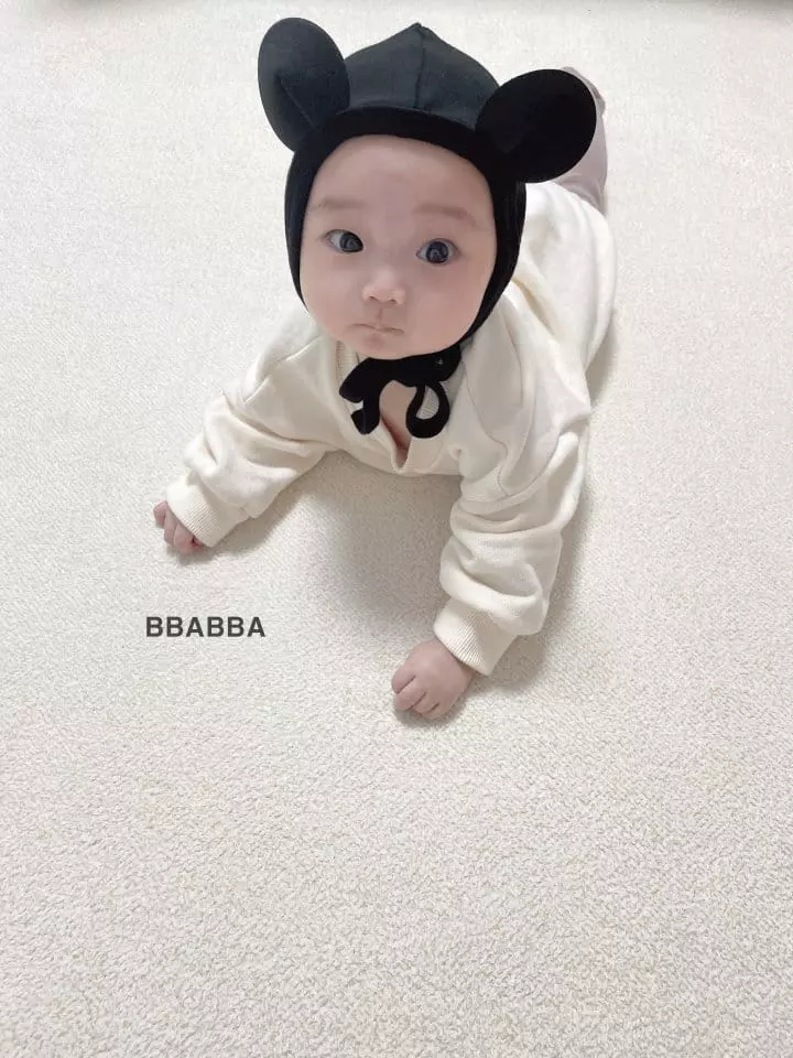 Bbabba - Korean Baby Fashion - #onlinebabyboutique - Mouse Bonnet - 5