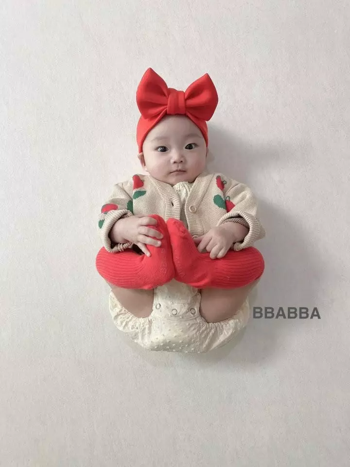 Bbabba - Korean Baby Fashion - #onlinebabyboutique - Bebe Tulip Cardigan - 6