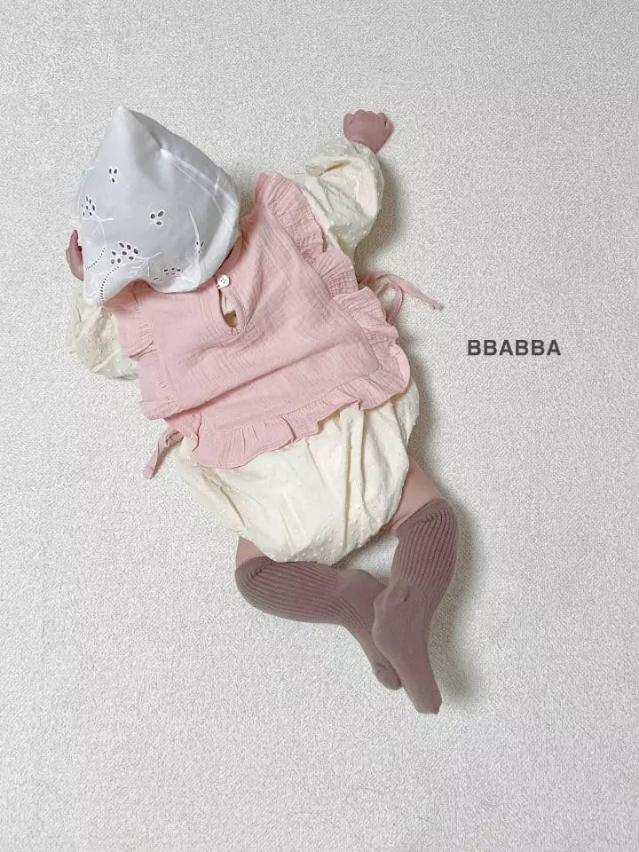 Bbabba - Korean Baby Fashion - #onlinebabyshop - Frill Vest - 7