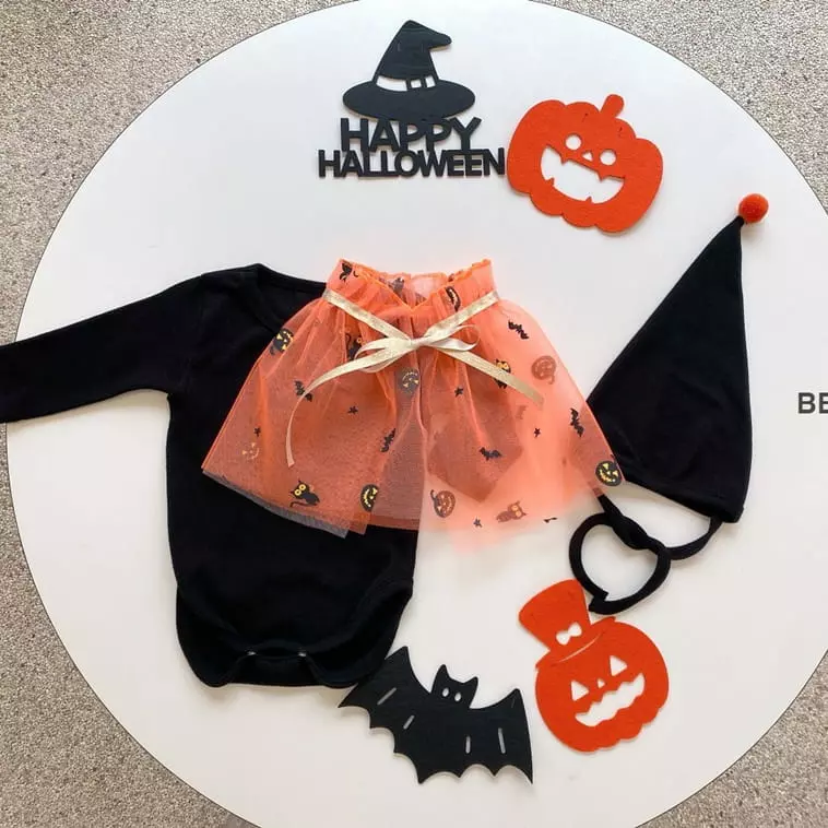 Bbabba - Korean Baby Fashion - #smilingbaby - Halloween Bodysuit Set - 7