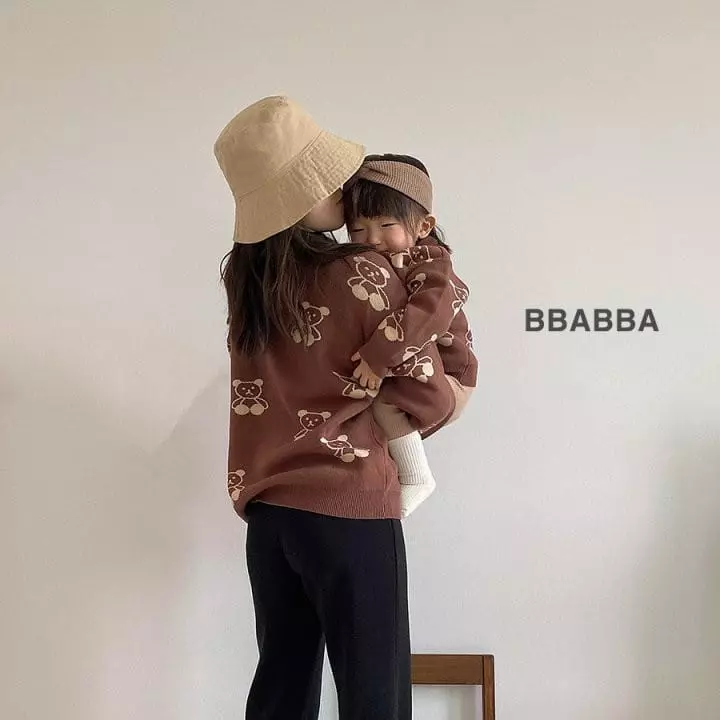 Bbabba - Korean Women Fashion - #womensfashion - Mom Bear Knit Cardigan - 4