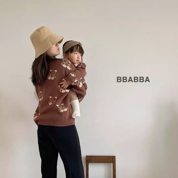 Bbabba - Korean Women Fashion - #womensfashion - Mom Bear Knit Cardigan - 7