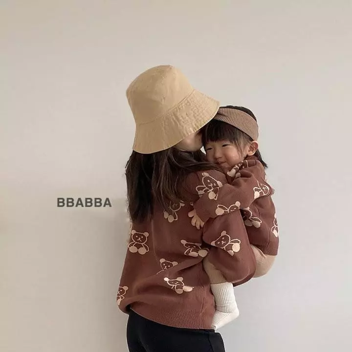 Bbabba - Korean Women Fashion - #womensfashion - Mom Bear Knit Cardigan - 9