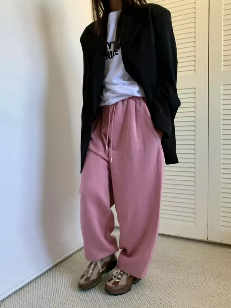 Beaming Seoul - Korean Women Fashion - #momslook - One Tuck String Pants - 8