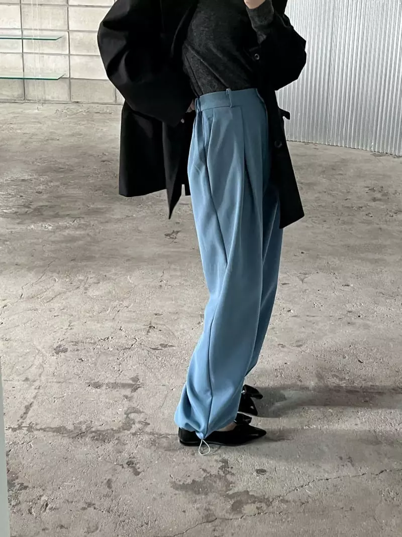 Beaming Seoul - Korean Women Fashion - #momslook - String Pants - 7
