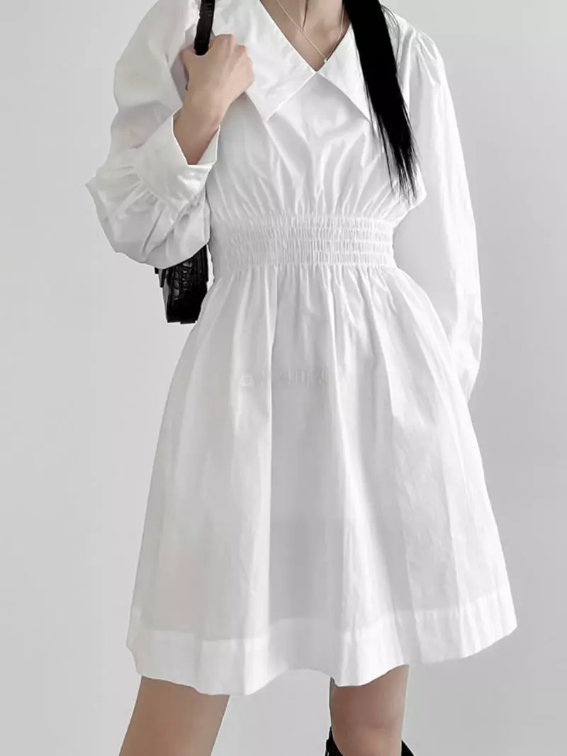 Beaming Seoul - Korean Women Fashion - #momslook - Smocked One-piece - 6