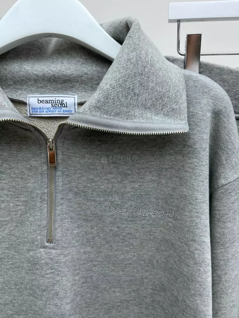 Beaming Seoul - Korean Women Fashion - #momslook - Beaming Sweatshirt - 8