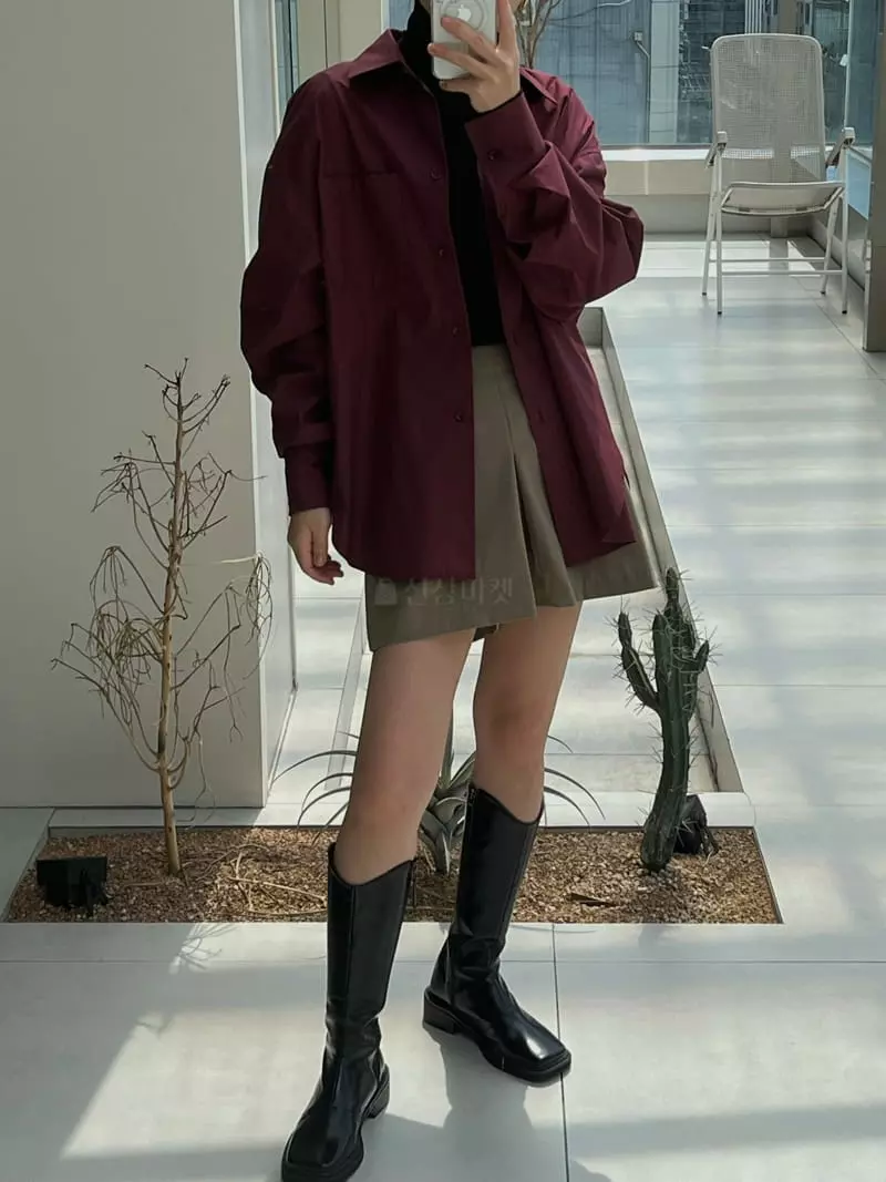 Beaming Seoul - Korean Women Fashion - #momslook - Ber SHirt - 9