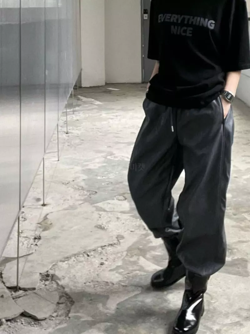 Beaming Seoul - Korean Women Fashion - #momslook - Leather Pants - 2