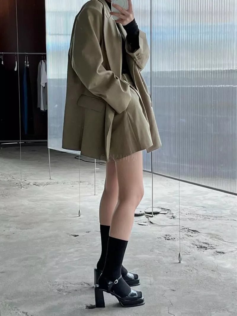 Beaming Seoul - Korean Women Fashion - #momslook - Daddy Jacket