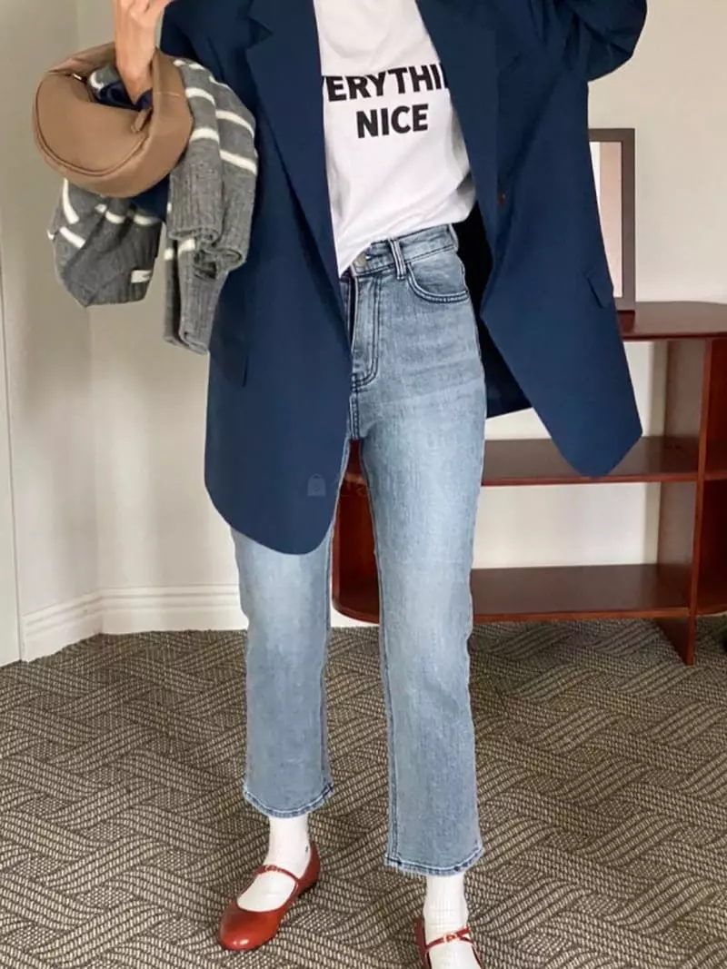 Beaming Seoul - Korean Women Fashion - #momslook - Nice Short Sleeves Tee - 7