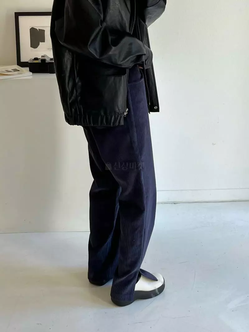 Beaming Seoul - Korean Women Fashion - #womensfashion - Rib Slit Pants - 4