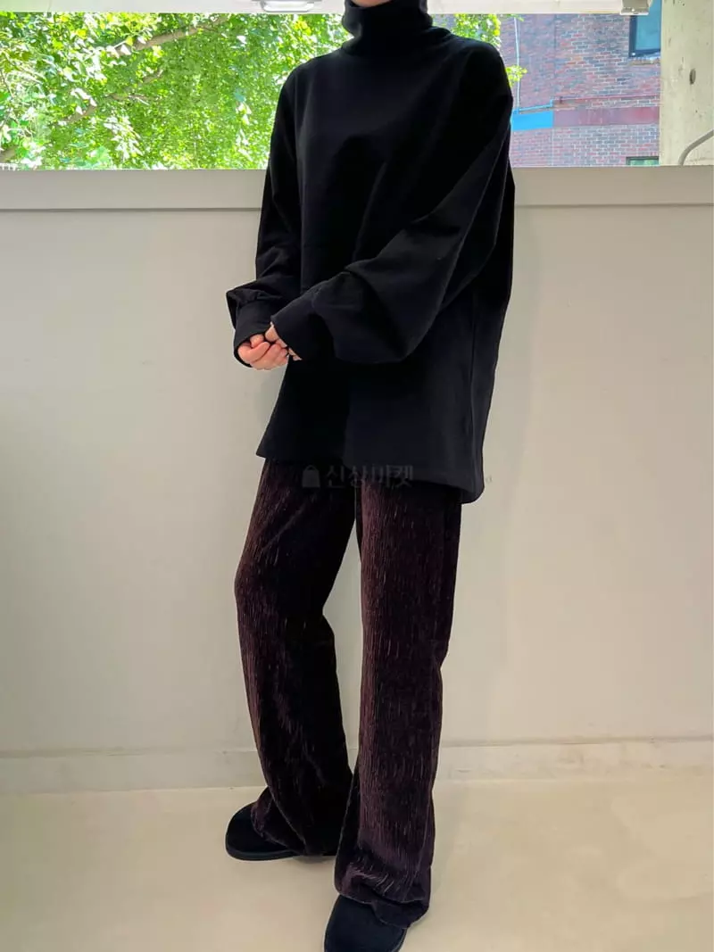 Beaming Seoul - Korean Women Fashion - #restrostyle - Pleats Pants - 5