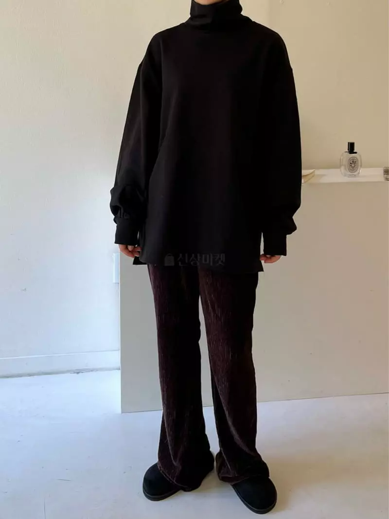 Beaming Seoul - Korean Women Fashion - #romanticstyle - Pleats Pants - 6