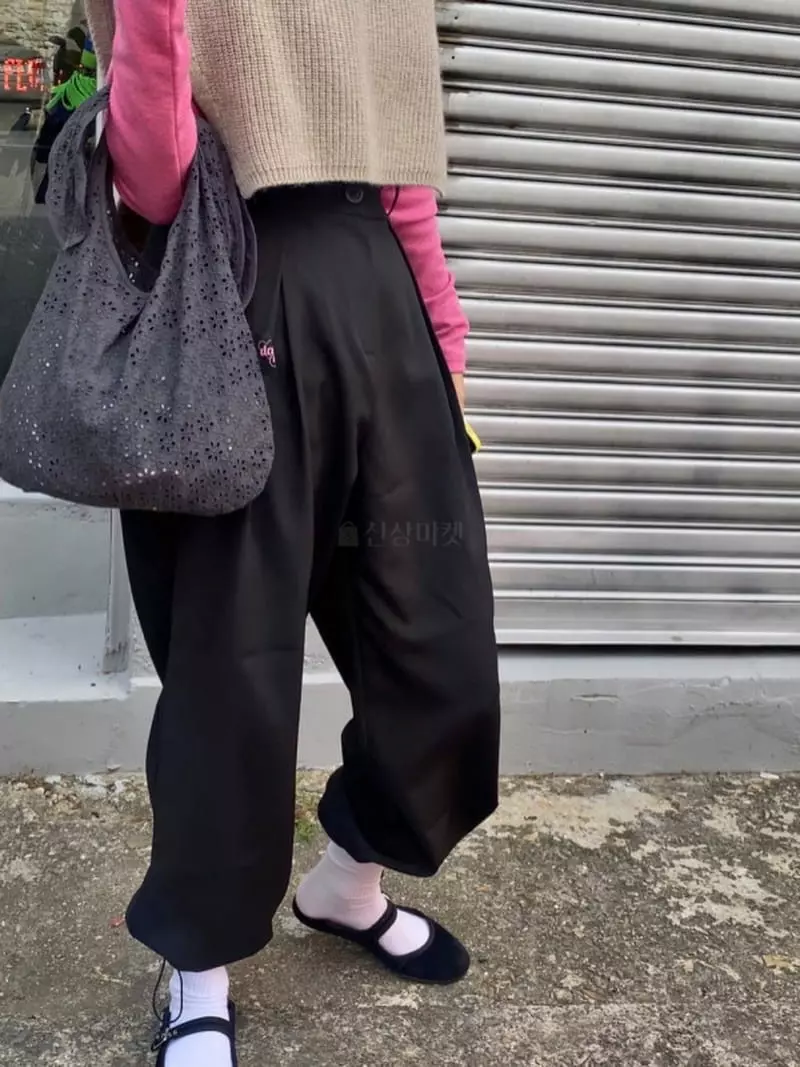 Beaming Seoul - Korean Women Fashion - #romanticstyle - String Pants - 3
