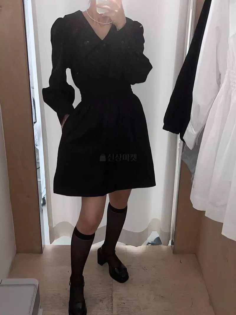 Beaming Seoul - Korean Women Fashion - #romanticstyle - Smocked One-piece - 2