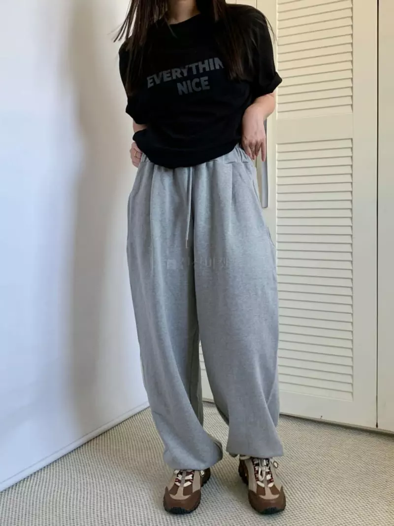 Beaming Seoul - Korean Women Fashion - #shopsmall - One Tuck String Pants - 5