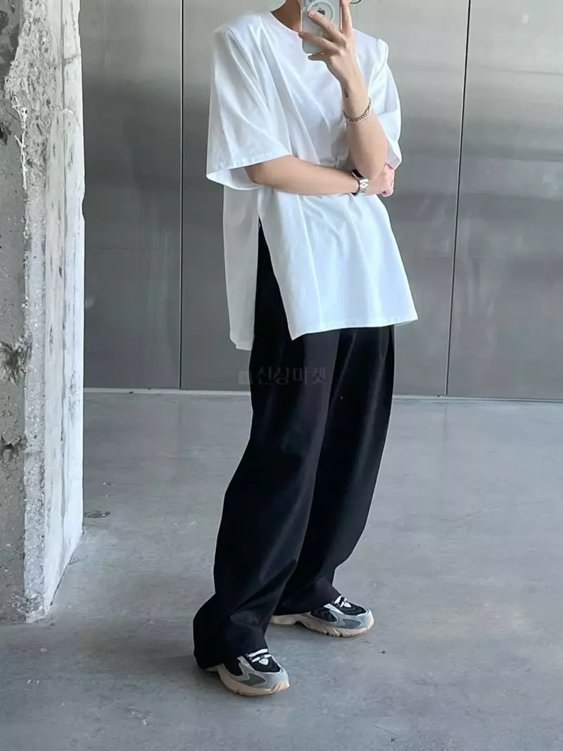 Beaming Seoul - Korean Women Fashion - #thatsdarling - Pad Slit Tee - 7
