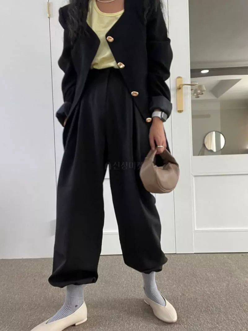 Beaming Seoul - Korean Women Fashion - #thatsdarling - String Pants - 5