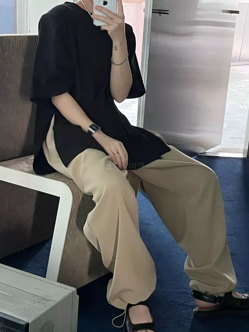 Beaming Seoul - Korean Women Fashion - #thelittlethings - Pad Slit Tee - 8