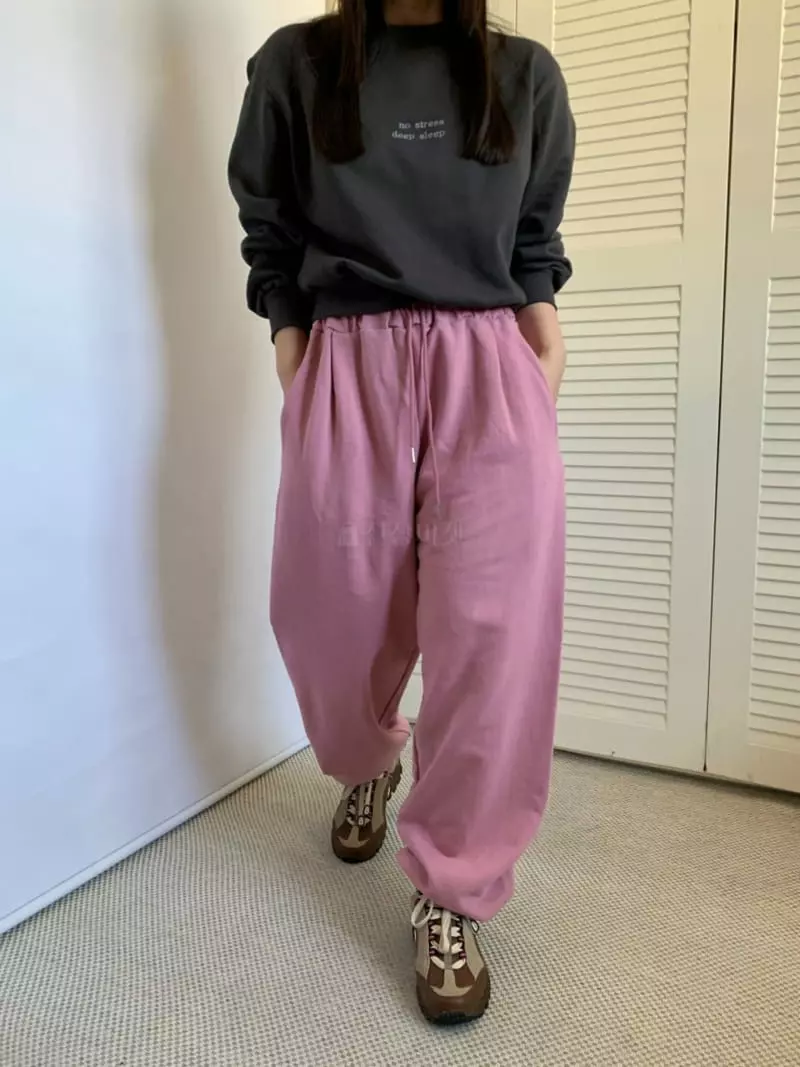 Beaming Seoul - Korean Women Fashion - #womensfashion - One Tuck String Pants - 11