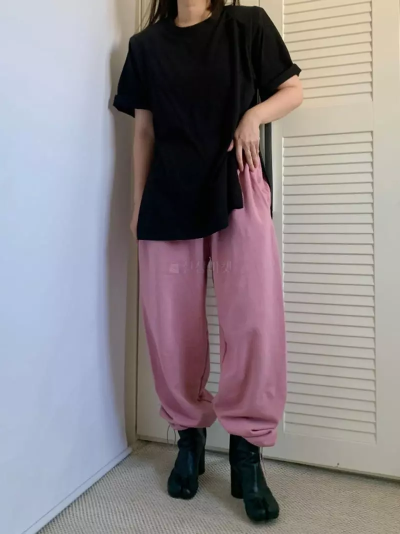 Beaming Seoul - Korean Women Fashion - #womensfashion - One Tuck String Pants - 9