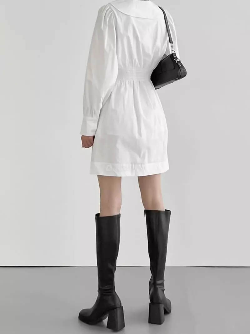 Beaming Seoul - Korean Women Fashion - #womensfashion - Smocked One-piece - 7