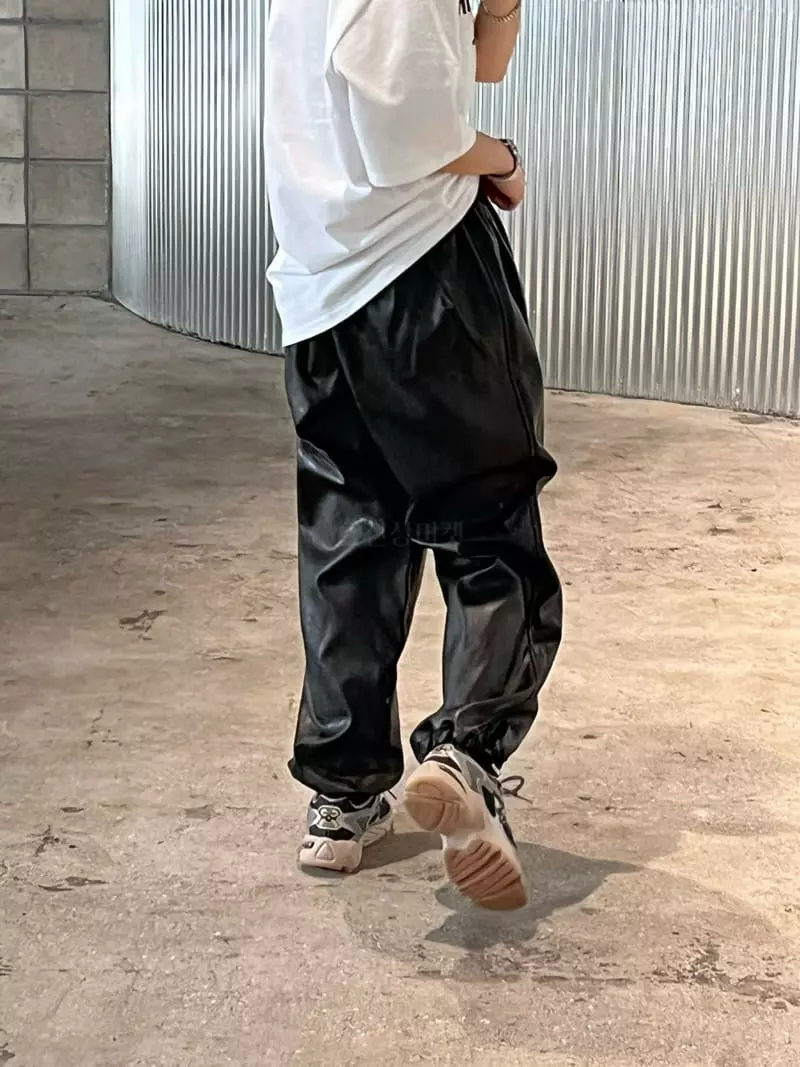 Beaming Seoul - Korean Women Fashion - #womensfashion - Leather Pants - 9