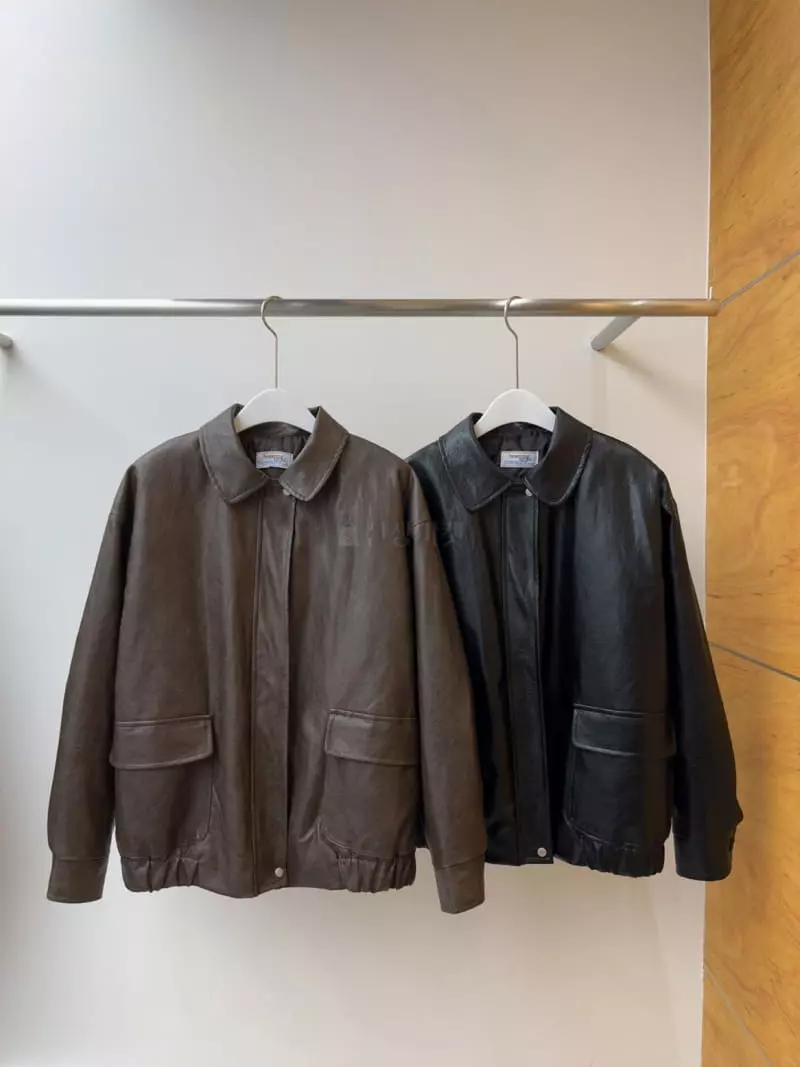 Beaming Seoul - Korean Women Fashion - #womensfashion - Leather Jacket - 6