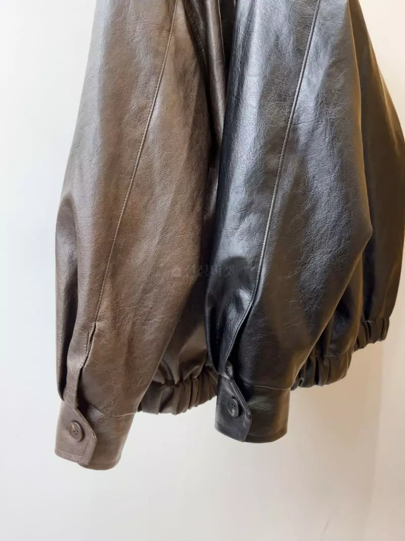 Beaming Seoul - Korean Women Fashion - #womensfashion - Leather Jacket - 8