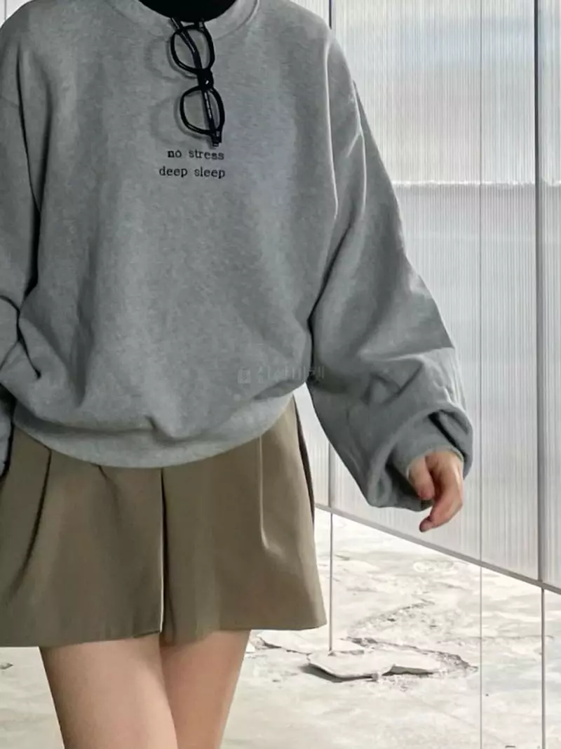 Beaming Seoul - Korean Women Fashion - #womensfashion - Deep Sleep Sweatshirt - 11