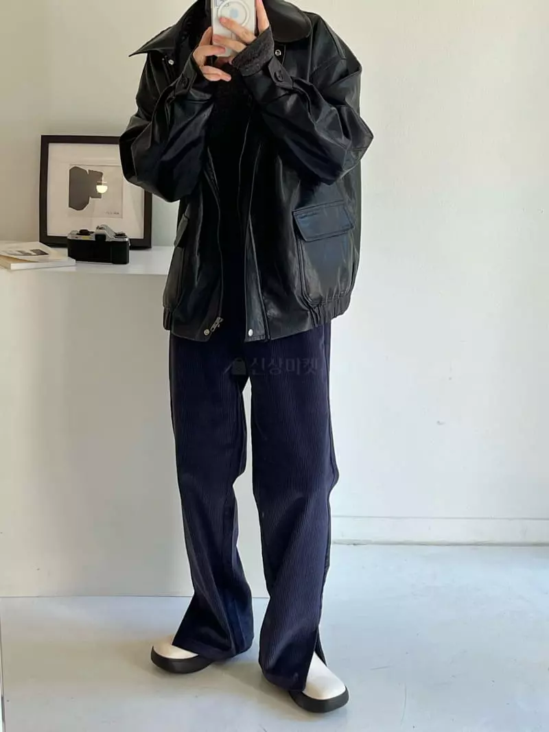 Beaming Seoul - Korean Women Fashion - #womensfashion - Rib Slit Pants - 3