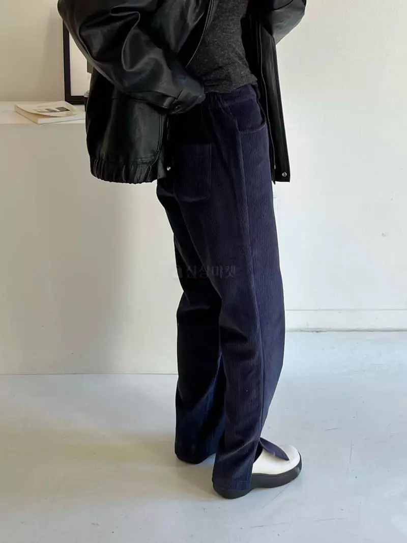 Beaming Seoul - Korean Women Fashion - #womensfashion - Rib Slit Pants - 5