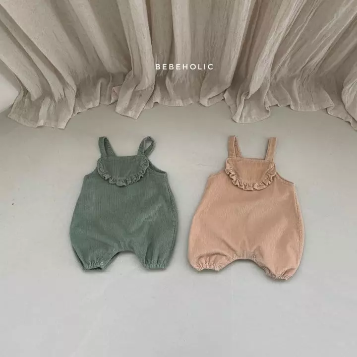 Bebe Holic - Korean Baby Fashion - #babyboutiqueclothing - Rib Frill Bodysuit - 6