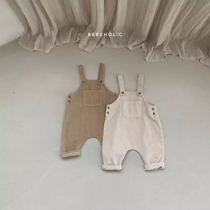 Bebe Holic - Korean Baby Fashion - #babyclothing - Pocket Dungarees Pants - 8