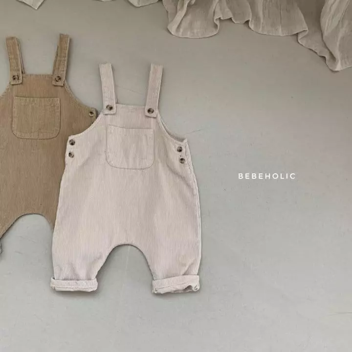 Bebe Holic - Korean Baby Fashion - #babyfashion - Pocket Dungarees Pants - 9