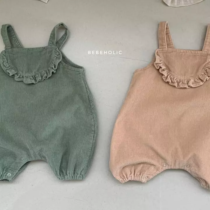 Bebe Holic - Korean Baby Fashion - #babyfashion - Rib Frill Bodysuit - 8