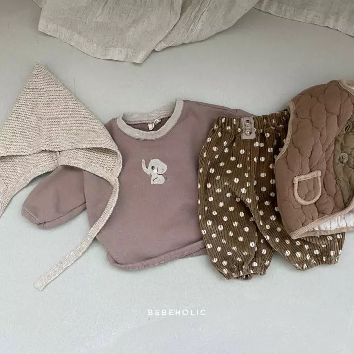 Bebe Holic - Korean Baby Fashion - #babyfashion - Elephant Tee - 5
