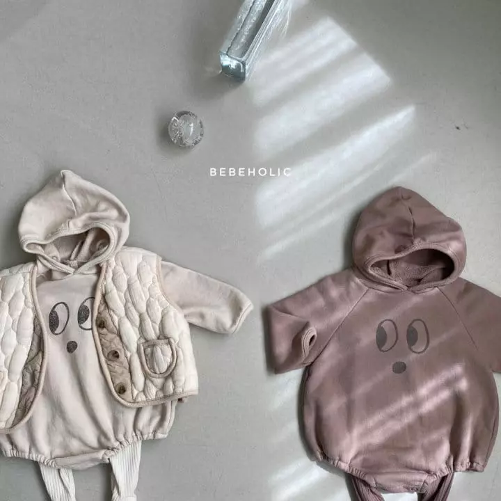 Bebe Holic - Korean Baby Fashion - #babyfashion - Circle Hoody Bodysuit