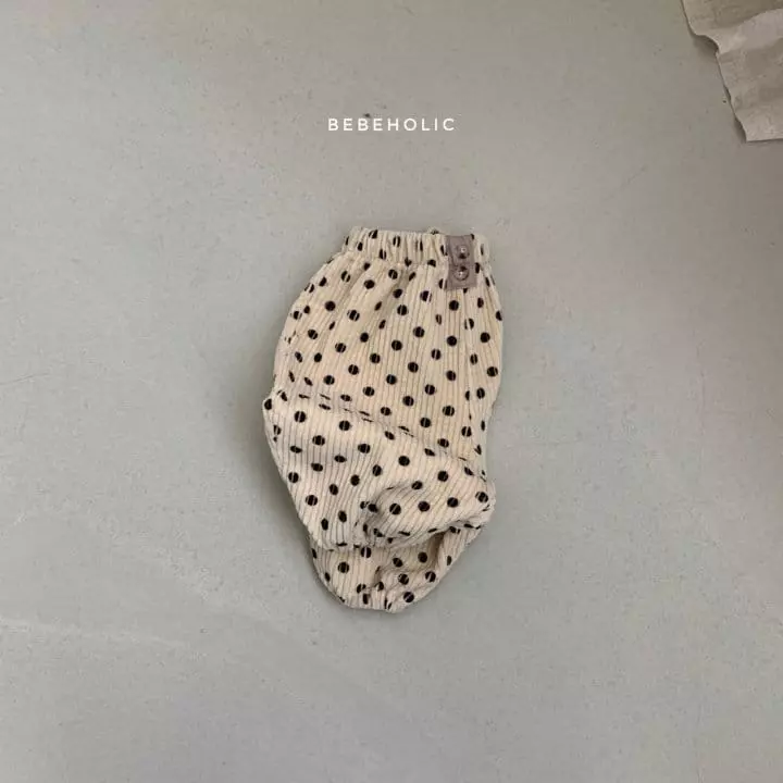 Bebe Holic - Korean Baby Fashion - #babyfever - Dot Rib Pants - 7