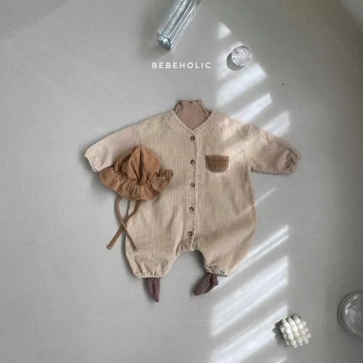 Bebe Holic - Korean Baby Fashion - #babyfever - Pocket Rib Bodysuit - 3