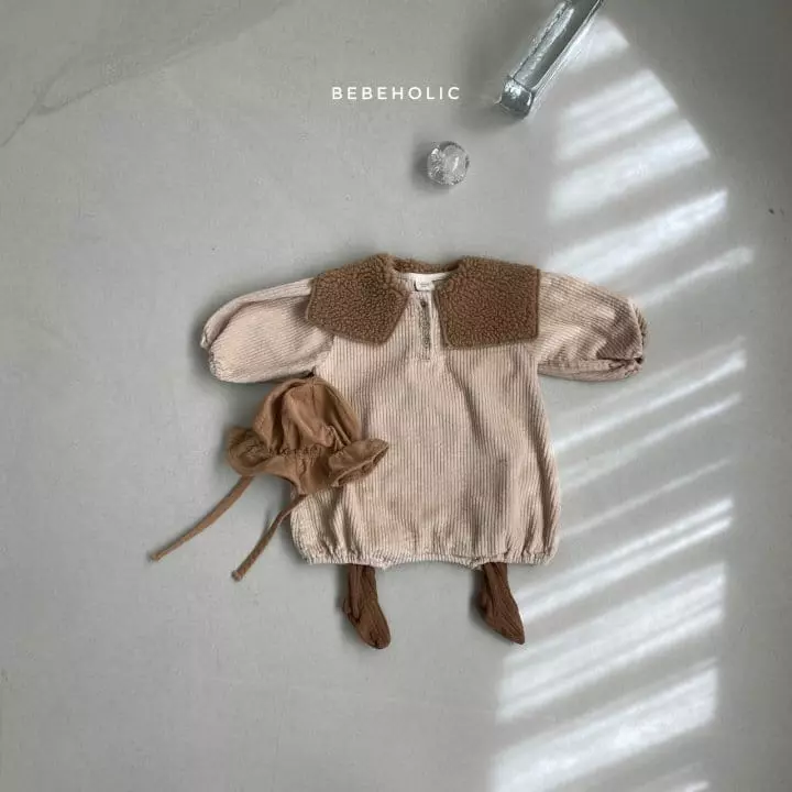 Bebe Holic - Korean Baby Fashion - #babyfever - Bbogle Collar Bodysuit - 2
