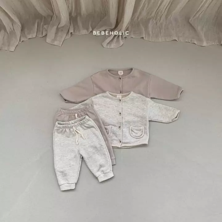 Bebe Holic - Korean Baby Fashion - #babygirlfashion - Bear Cardigan Set - 6
