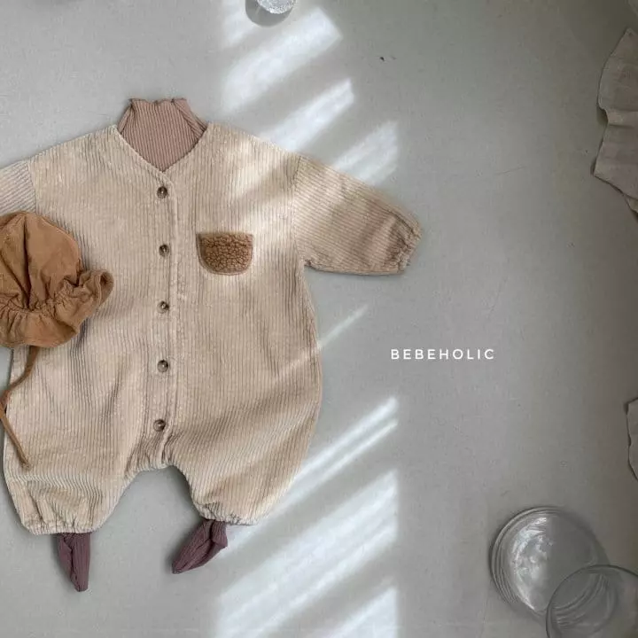 Bebe Holic - Korean Baby Fashion - #babyfever - Pocket Rib Bodysuit - 4