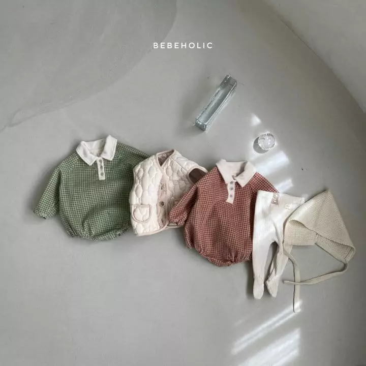 Bebe Holic - Korean Baby Fashion - #babygirlfashion - Garden Collar Bodysuit - 2